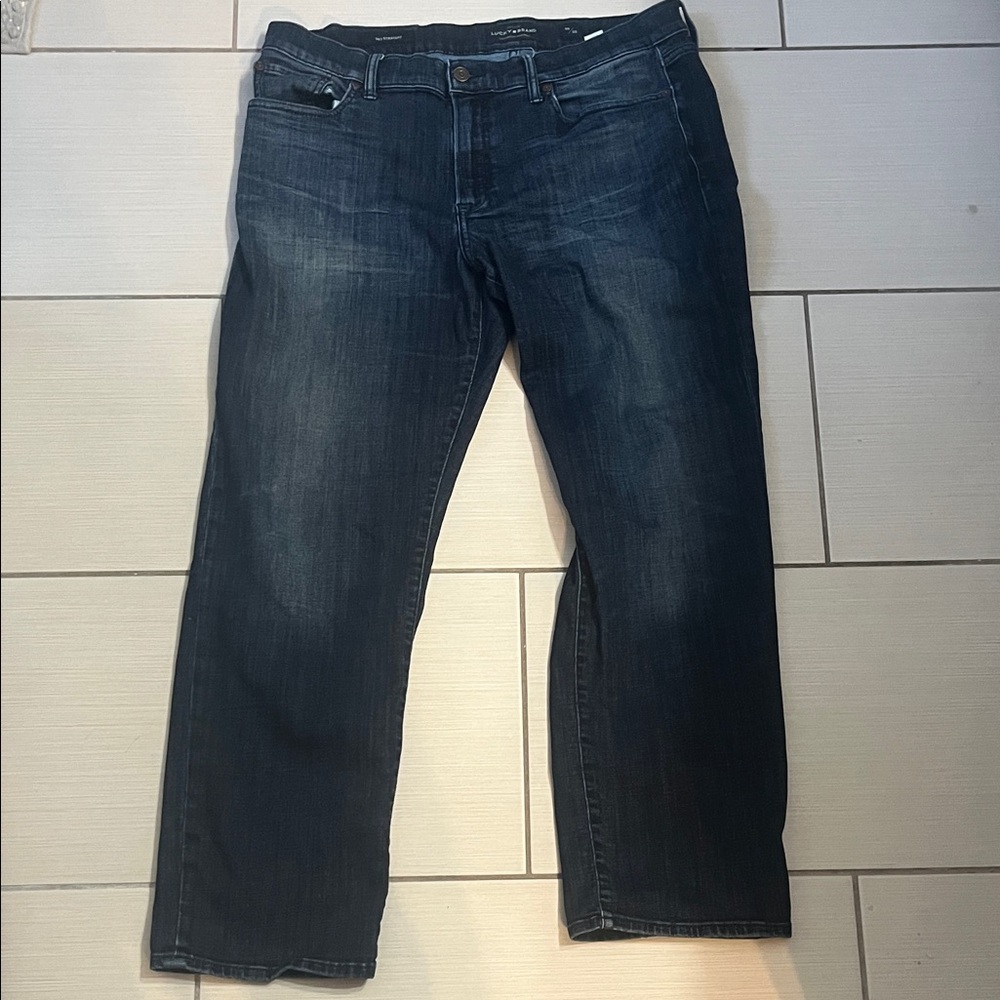 Lucky Brand  363 straight Dark Wash Relaxed Jeans